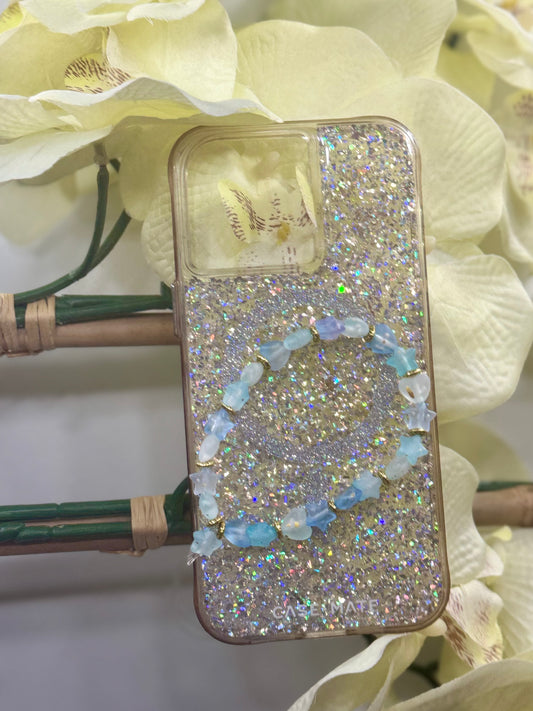 Radiant Redemption beaded wristlet phone charm