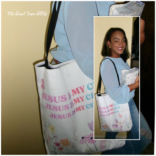 Jesus Is My CEO Tote Bag