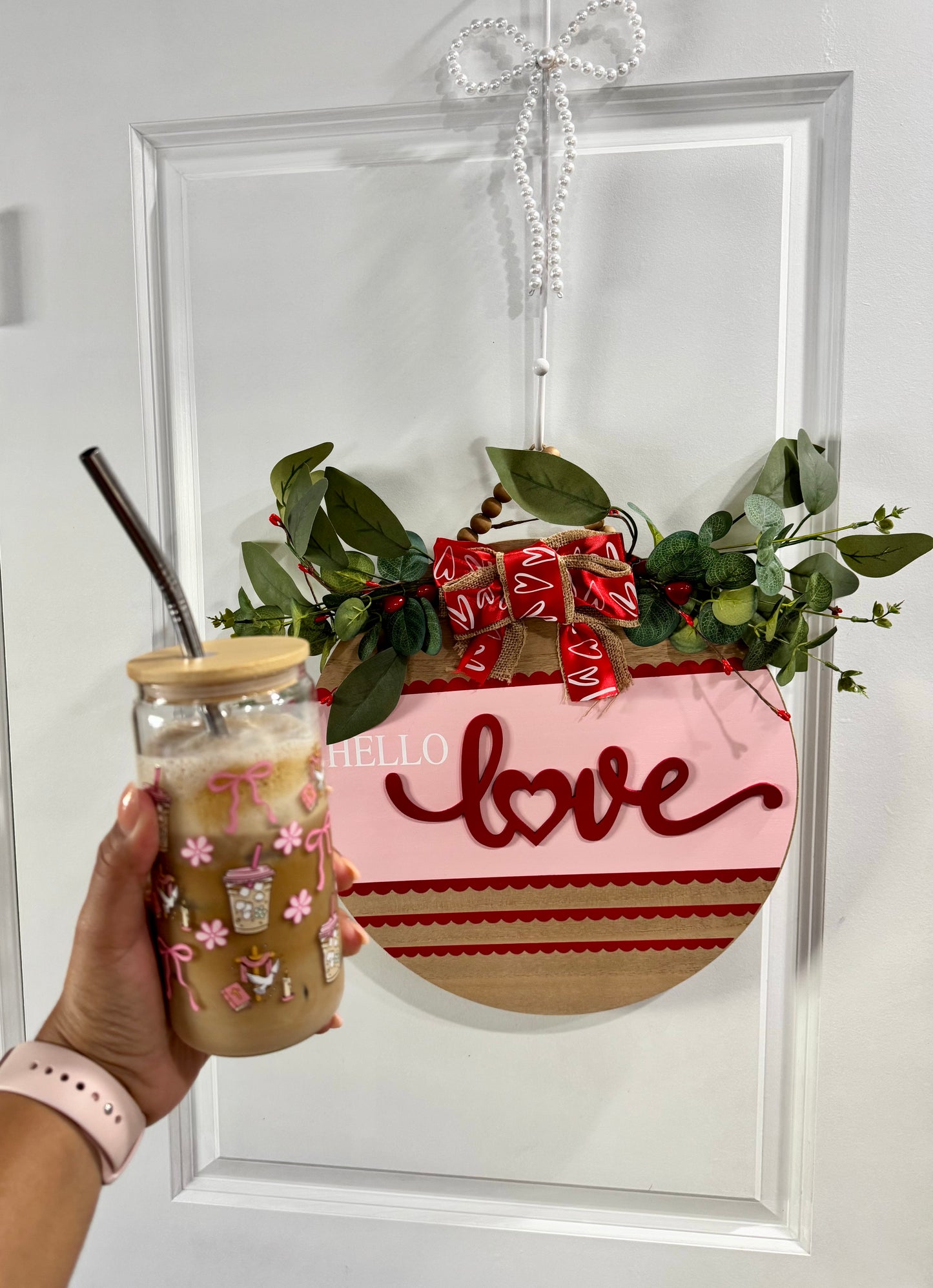 Coffee + Bible Glass Cup with Lid