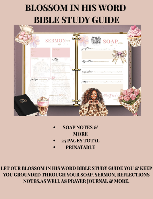 BLOSSOM IN HIS WORD BIBLE STUDY GUIDE (DIGITAL)
